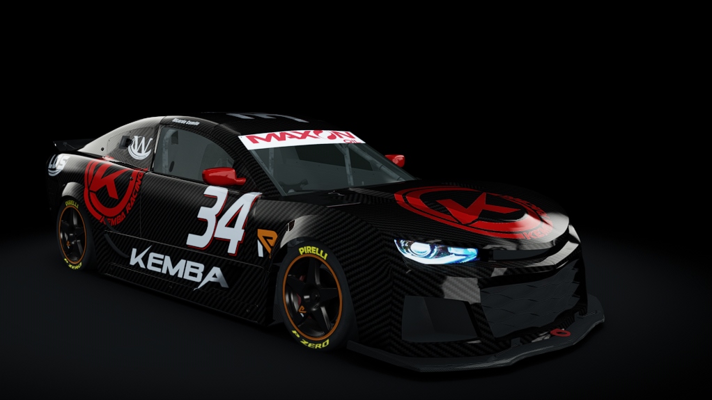 Camaro - Nascar Cup by Racing e-Sports, skin 34 RICARDO CAMILO