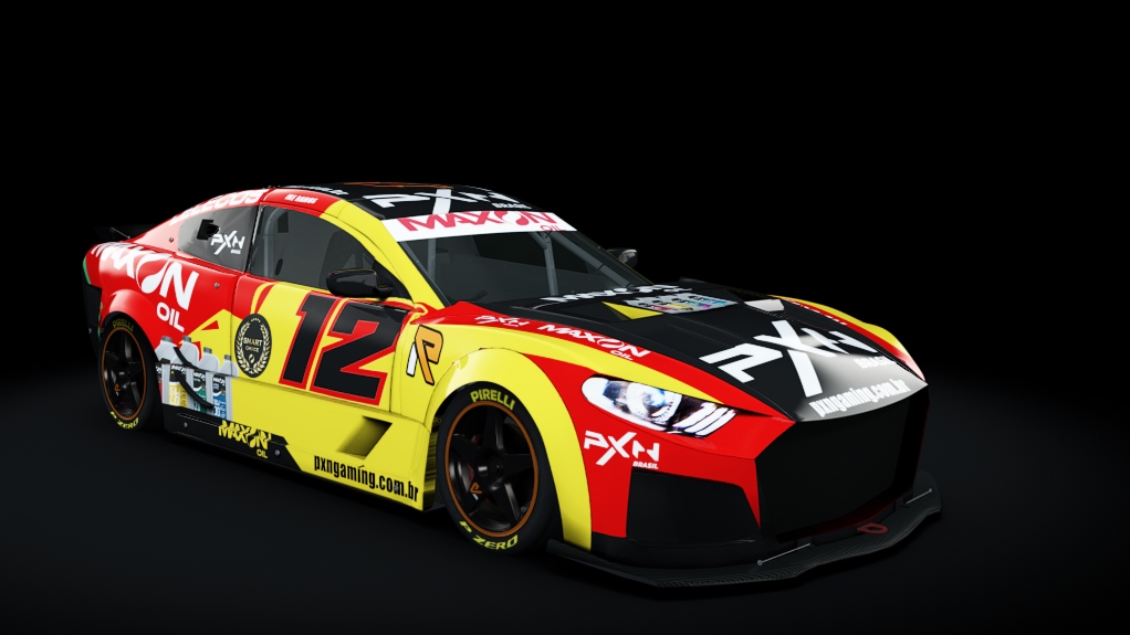 Mustang - Nascar Cup by Racing e-Sports, skin 12 IKE RAMOS