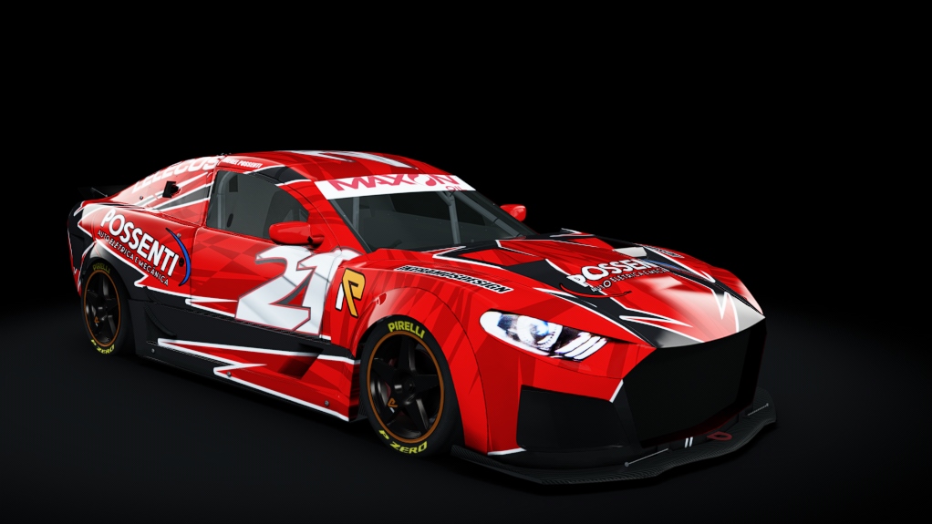 Mustang - Nascar Cup by Racing e-Sports, skin 21 RAFAEL POSSENTI