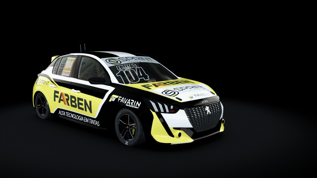 Peugeot - Turismo Cup by Racing e-Sports - 2ª Temporada, skin 104 AUGUSTO FREITAS