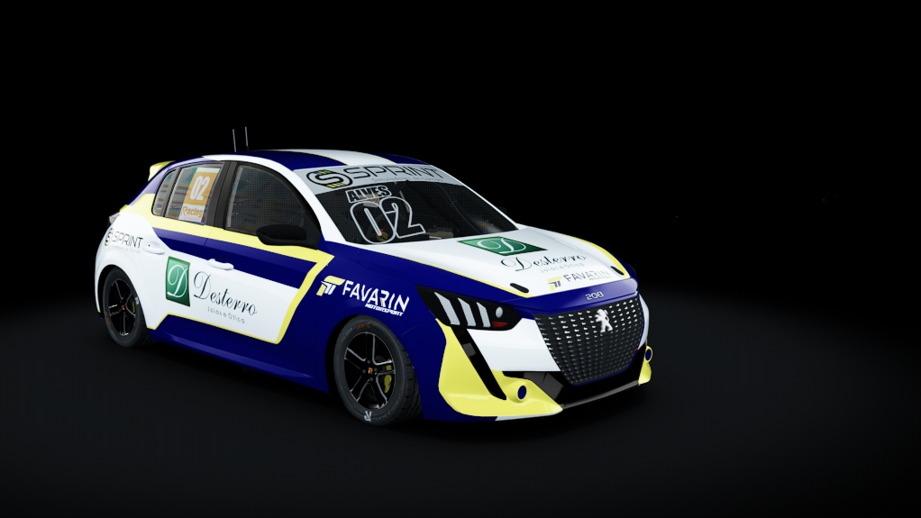 Peugeot - Turismo Cup by Racing e-Sports - 2ª Temporada, skin 2 ELBERTO ALVES