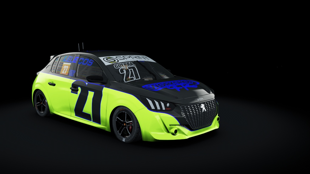 Peugeot - Turismo Cup by Racing e-Sports - 2ª Temporada, skin 27 OSWALDO GUERRA