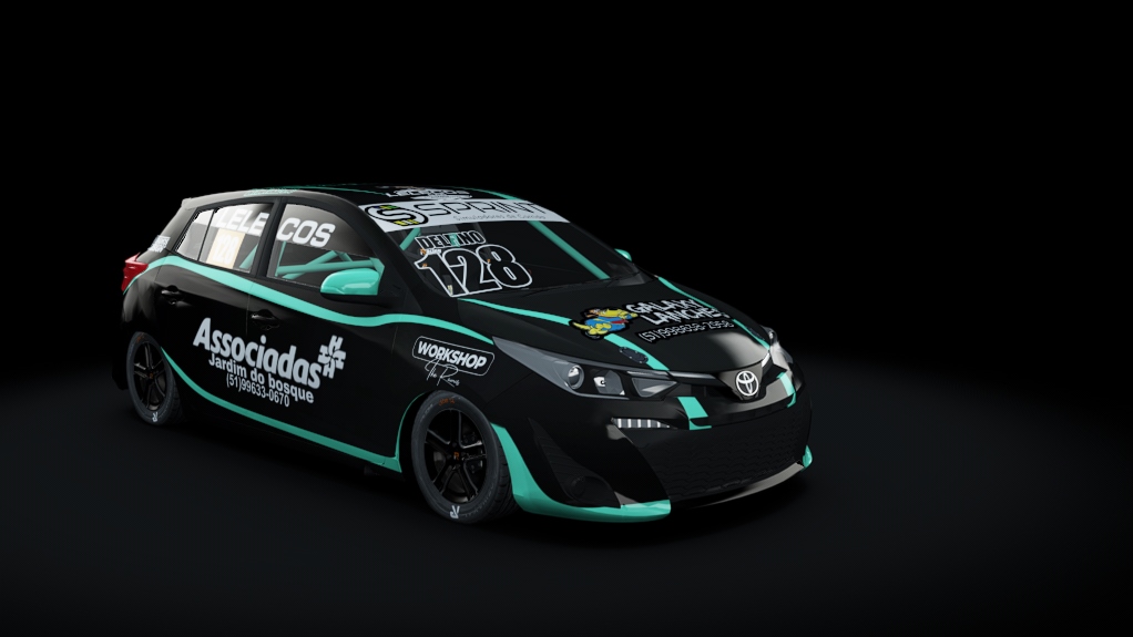 Yaris - Turismo Cup by Racing e-Sports - 2ª Temporada, skin 128 BRYAN DELFINO