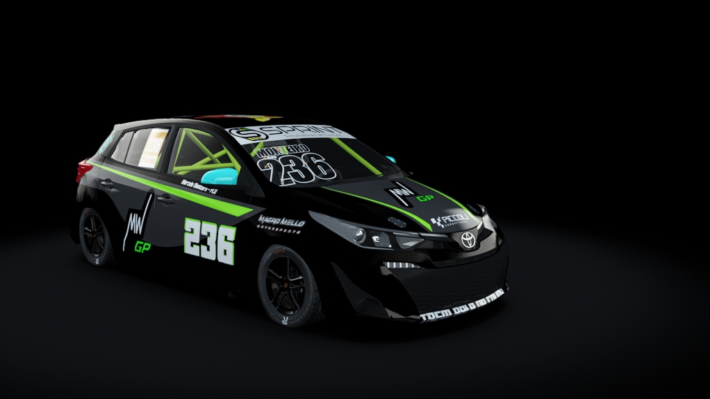 Yaris - Turismo Cup by Racing e-Sports - 2ª Temporada, skin 236 MARCELO MONTEIRO