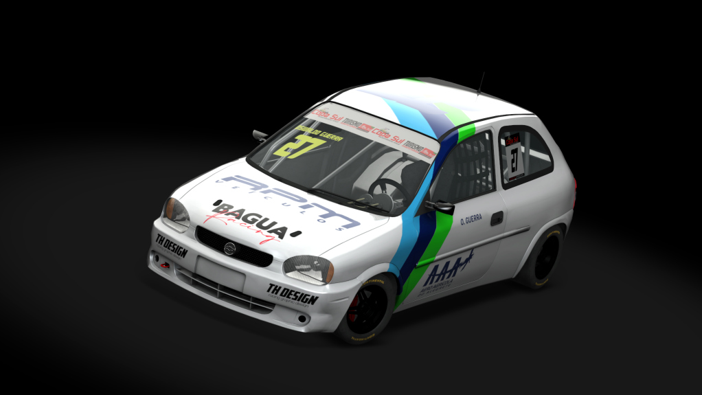 Copasul Turismo1400 Chevrolet Corsa, skin #27 - Oswaldo Guerra - Corsa