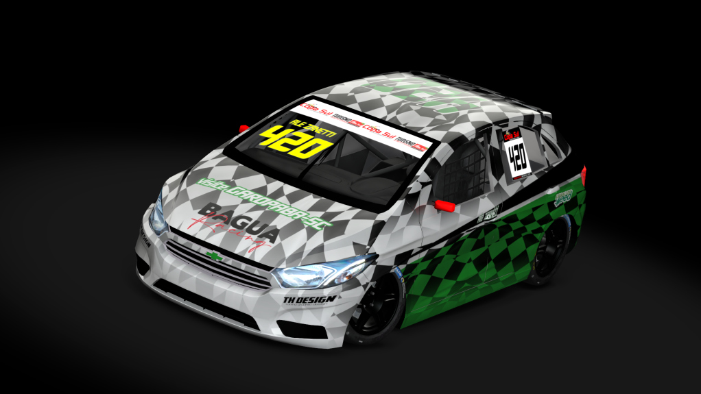 Copasul Turismo1400 Chevrolet Onix, skin #420 - Ale Zanetti - Onix