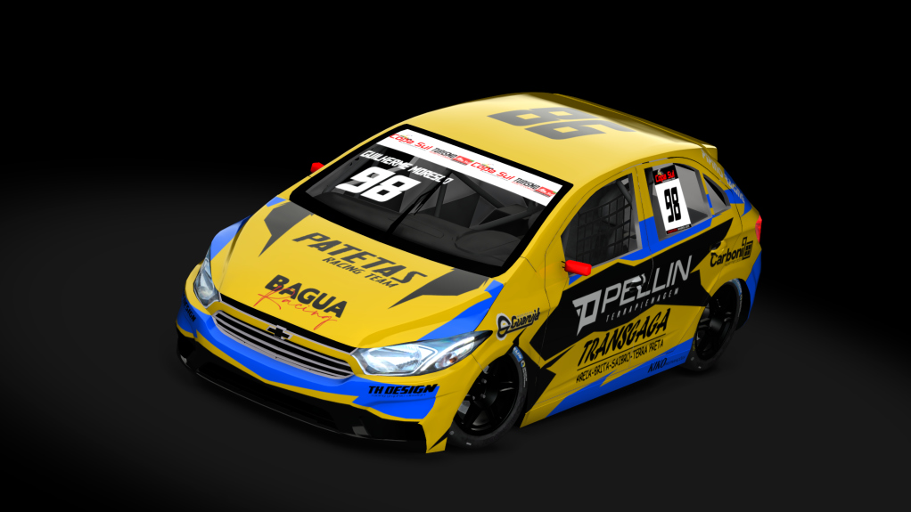 Copasul Turismo1400 Chevrolet Onix, skin #98 - Guilherme Moresco - Onix