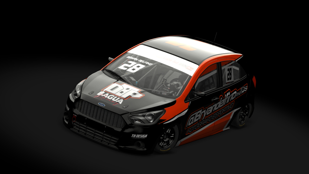 Copasul Turismo1400 Ford KA, skin #28 -Bryan Delfino - Ka