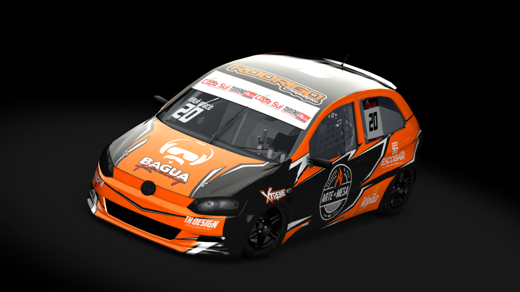 Copasul Turismo1400 Volkswagen GOL, skin #20 - Kaua Ignacio - Gol - Copia