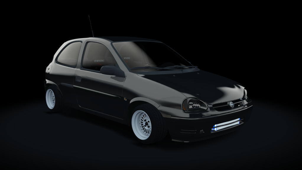 Opel Corsa B 1.9td, skin preto