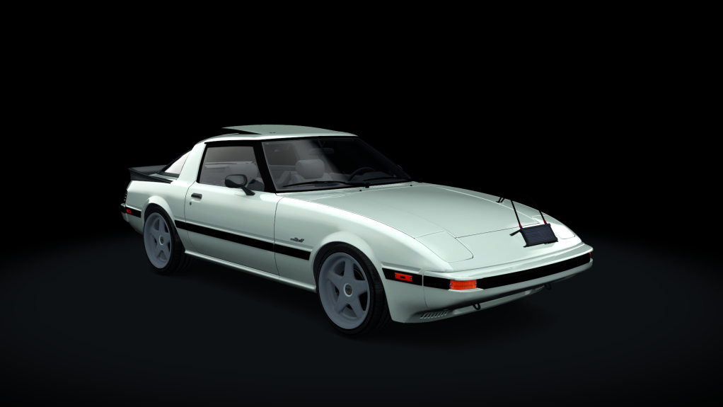 Mazda RX7 FB S1, skin Dover_White