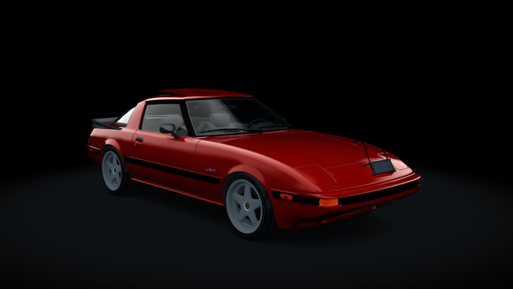 Mazda RX7 FB S1, skin Sunrise_Red