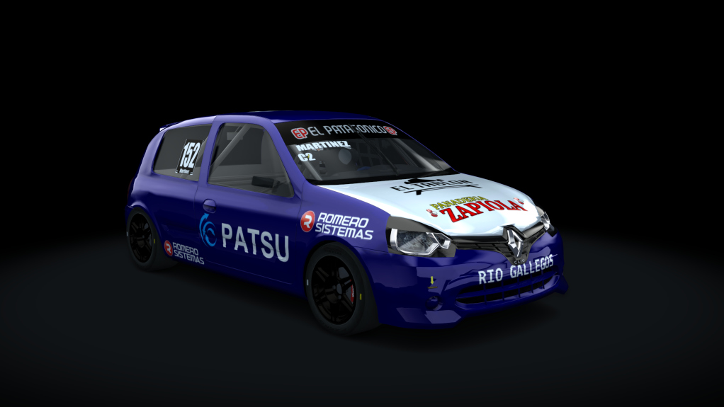 Renault Clio Copa De Marcas, skin 152 - Thiago Martínez