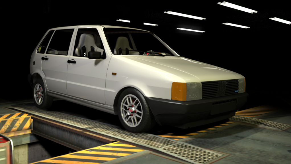 SW Fiat Uno 70s, skin Blanco