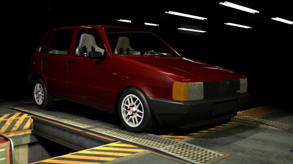 SW Fiat Uno 70s, skin Bordo