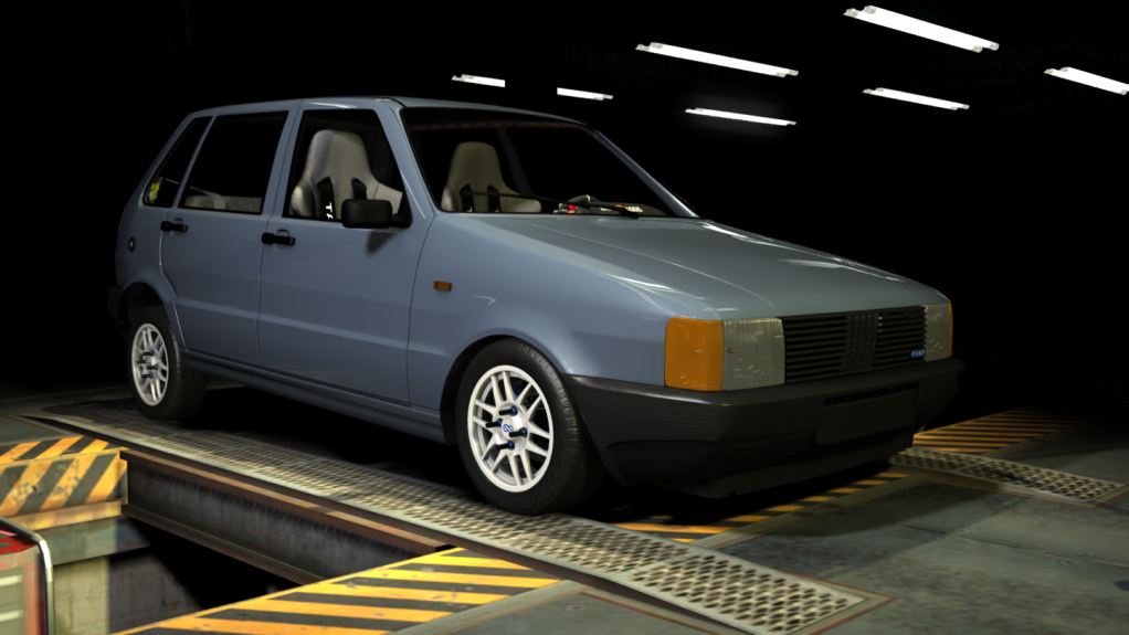 SW Fiat Uno 70s, skin Glacial Blue