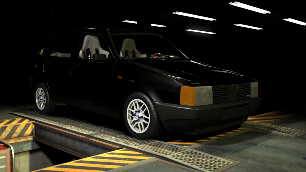 SW Fiat Uno 70s, skin Negro