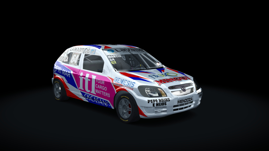 Chevrolet Celta Copa De Marcas, skin 64 - Tomás Martín