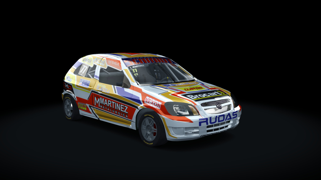 Chevrolet Celta Copa De Marcas, skin 77 - Luciano Martínez