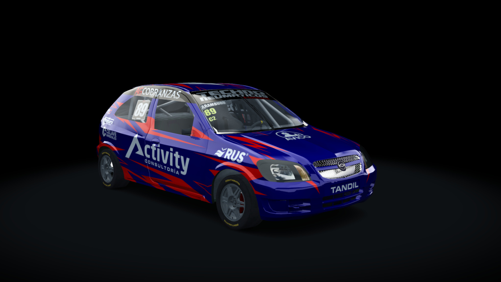 Chevrolet Celta Copa De Marcas, skin 89 - Tomás Aramburu