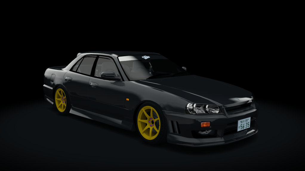 Nissan Skyline HR34, skin FS_STREET_GREY